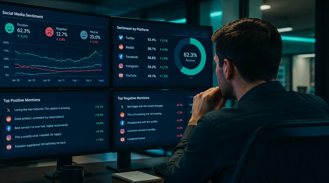 Sentiment Analysis at Scale: Turning Social Chatter into Strategy